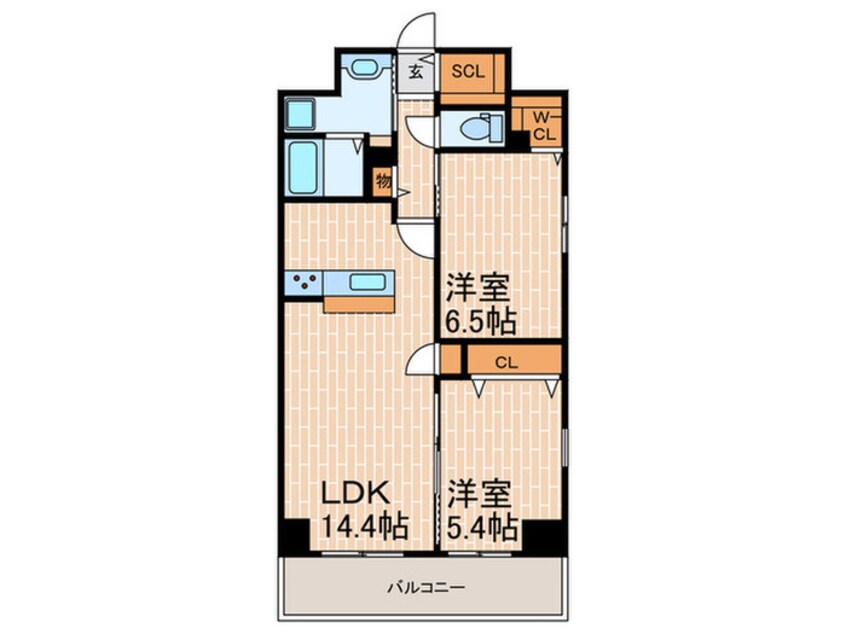 間取図 グランリベレ明石