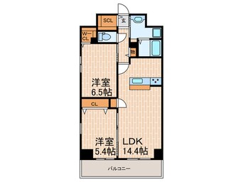 間取図 グランリベレ明石