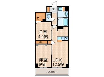 間取図 グランリベレ明石