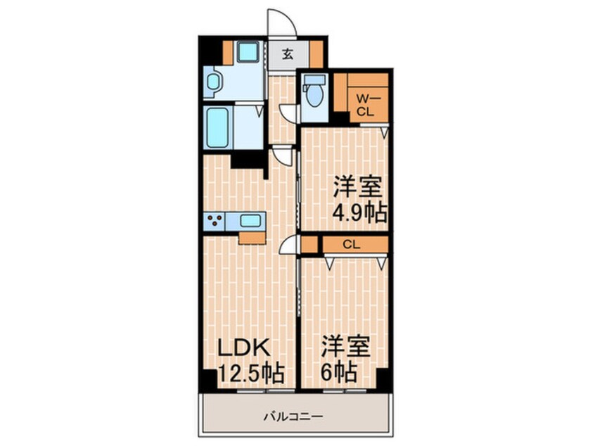 間取図 グランリベレ明石