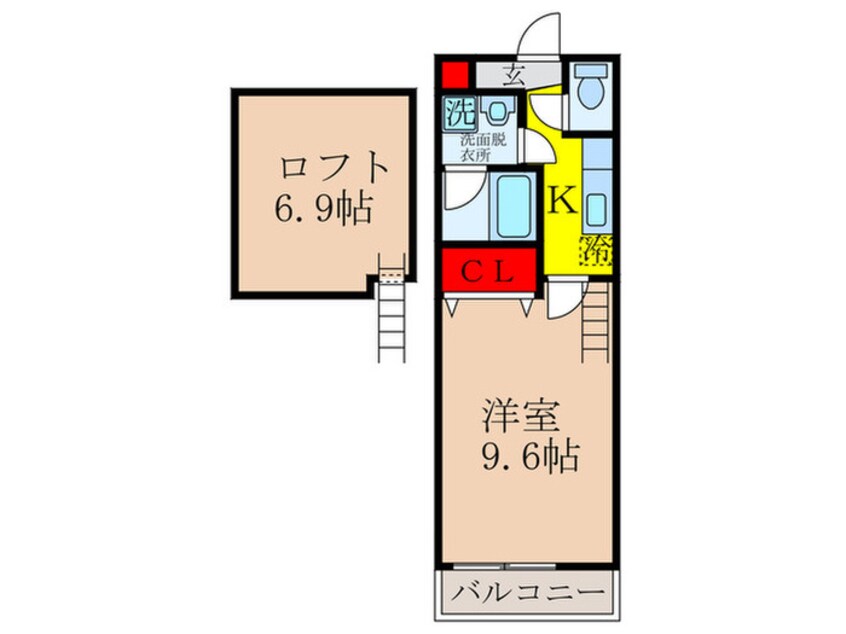 間取図 バンブ－イン１番館