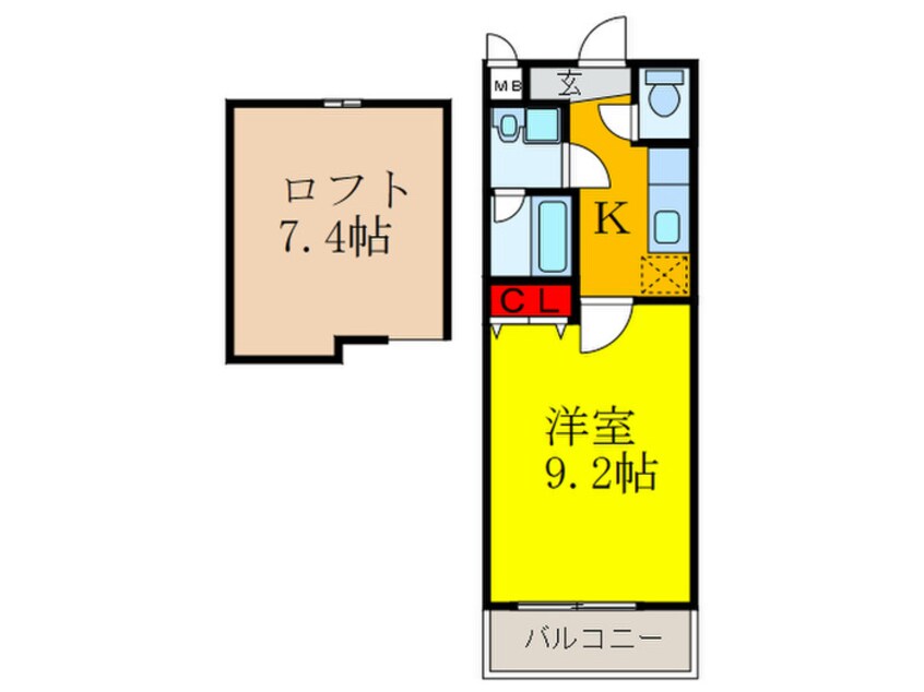 間取図 バンブ－イン１番館