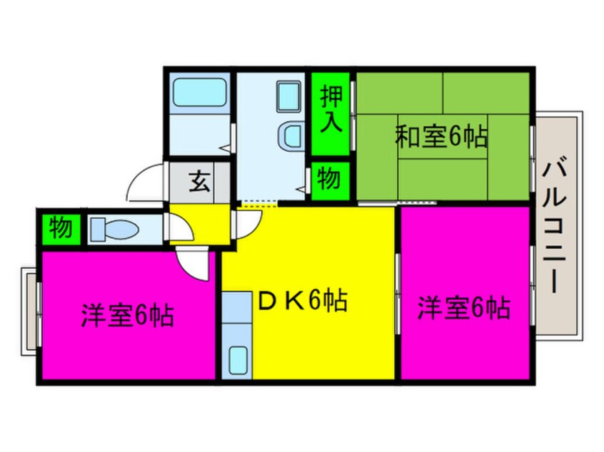 間取図 サンフォレスタ