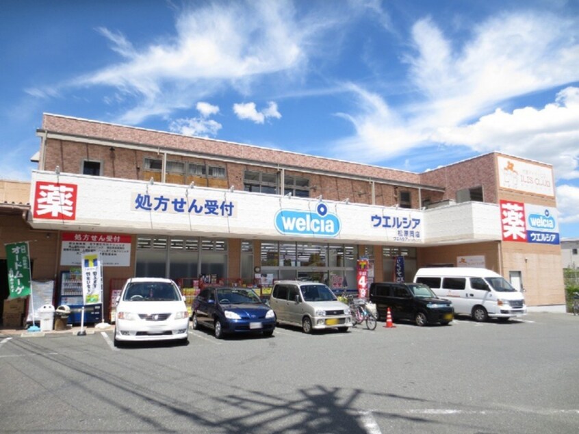 ウエルシア 松原岡店(ドラッグストア)まで700m Strada　storica