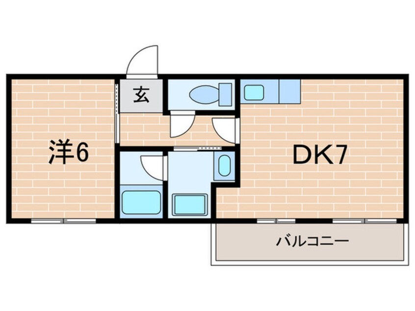 間取図 グレ－スミヤビ