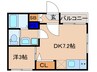 ツバキ 1DKの間取り