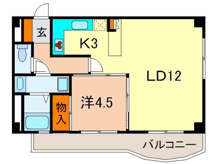 間取図 I le du ELYSIAN ASHIYA