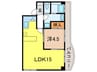 I le du ELYSIAN ASHIYA 1LDKの間取り