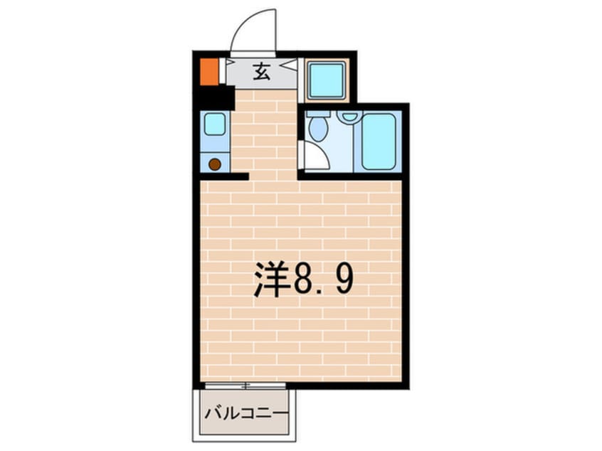 間取図 ホ－ユウコンフォルト芦屋(503)