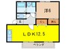 ノ－スプリムベ－ル 1LDKの間取り