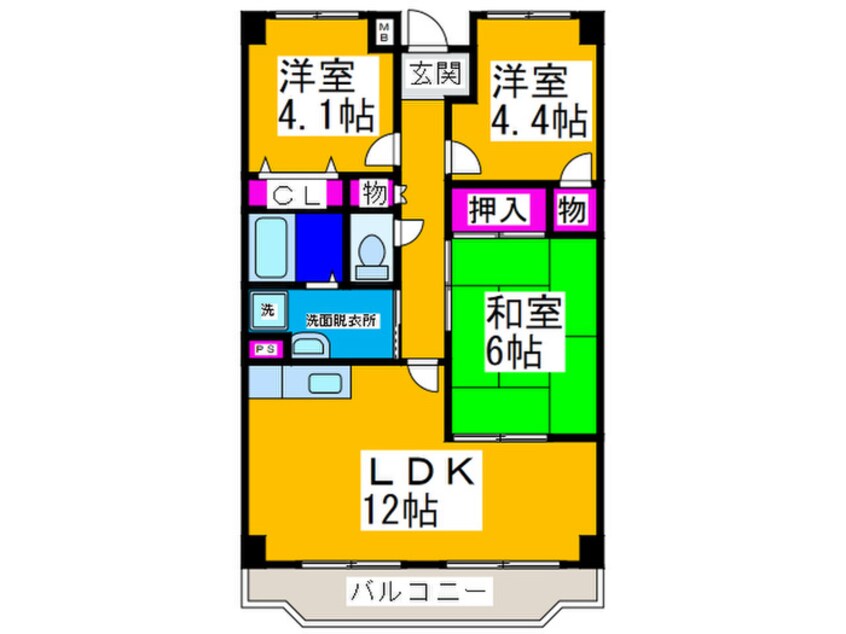 間取図 グランド・ハウス・プラム