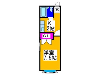 間取図 森ハイツ３