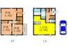郡山戸建貸家Ａ 3LDKの間取り