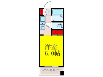 間取図 カルムイン江坂Ⅲ