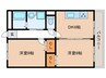 エビスマンション 2DKの間取り