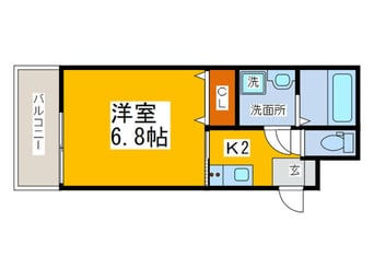 間取図 アンレーヴ羽衣