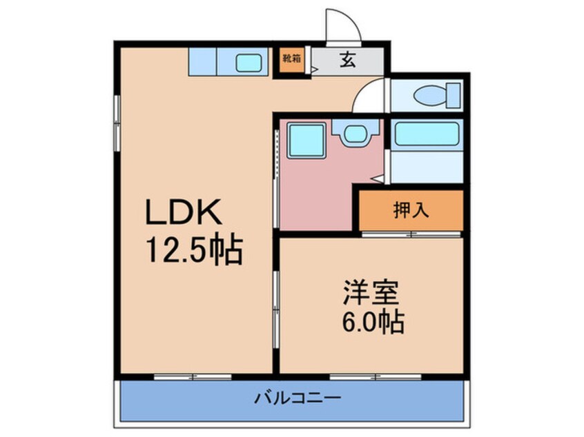 間取図 サンホワイティ豊里