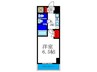 オズレジデンス今里ＳＯＵＴＨ 1Kの間取り