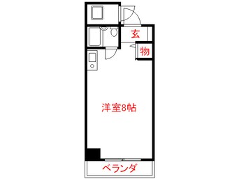 間取図 カーサ鹿谷