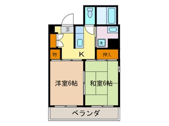 間取図 パティオ　プラスパⅢ