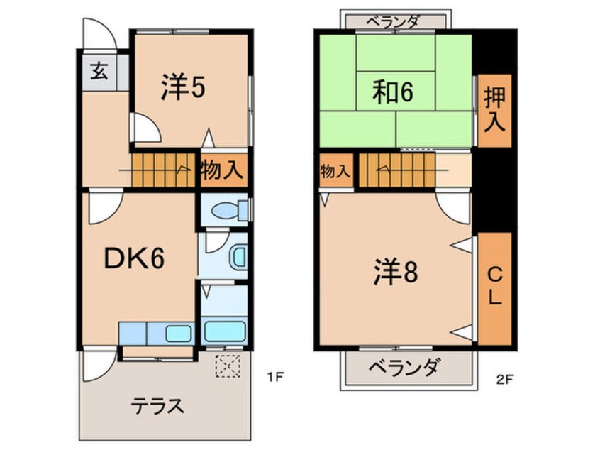 間取図 ハイツミズコシ