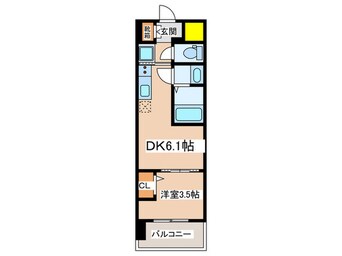 間取図 Dimora難波