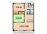 ＣＡＳＡ ＶＥＲＤＥ 2LDKの間取り