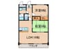 ＣＡＳＡ ＶＥＲＤＥ 2LDKの間取り