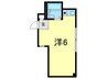 ラム－ル西明石 1Rの間取り