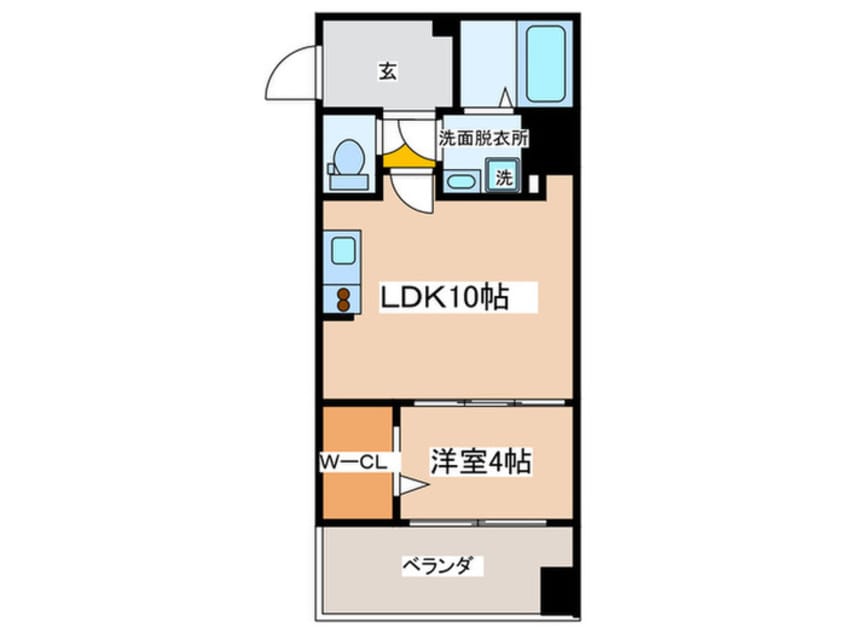 間取図 Ｇｒａｎｄ　Ｐｌａｃｅ谷町