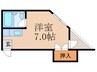 コーポ長谷川 1Rの間取り