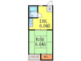 間取図 コーポ長谷川