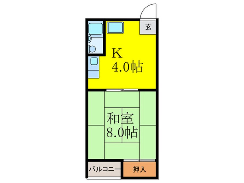 間取図 コーポ長谷川