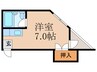 コーポ長谷川 1Rの間取り