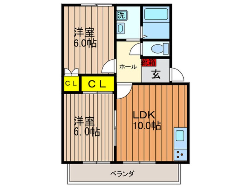 間取図 ローレルハイツ