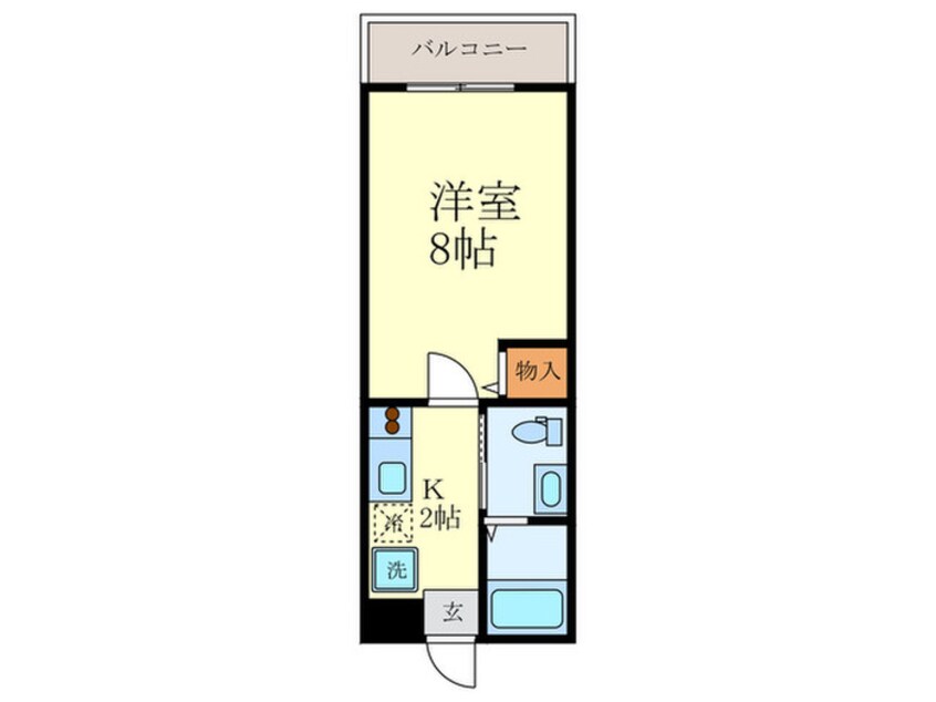 間取図 ア－クリ－ド西陣