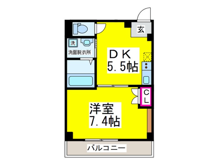 間取り図 グランビア熊野町東