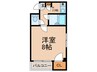 砂子マンション 1Kの間取り