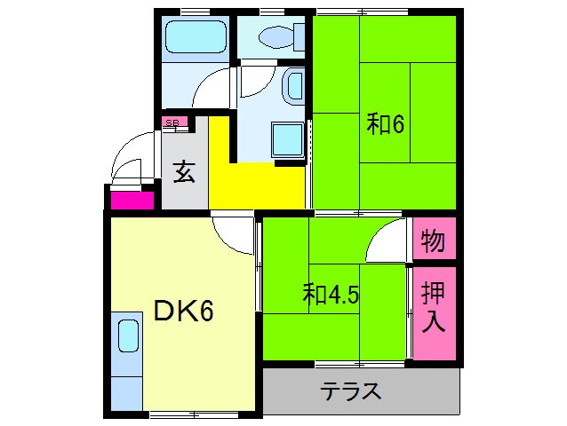 間取り図 山本マンション