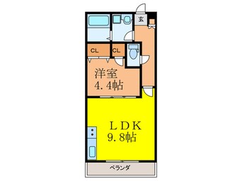 間取図 レジデンス橘