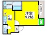 フジパレス東羽衣Ⅲ番館 1Kの間取り