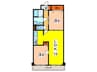 キャピタルビルド 2LDKの間取り