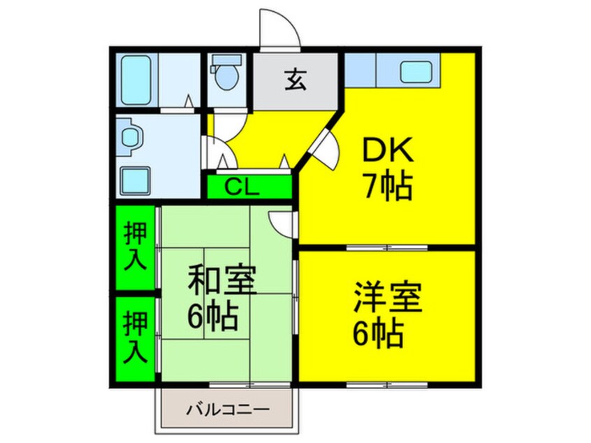 間取図 ライオネル浜寺