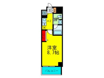 間取図 コンフォリア北浜