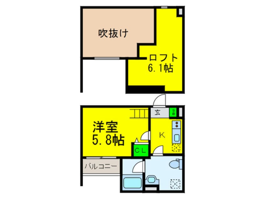 間取図 安立荘