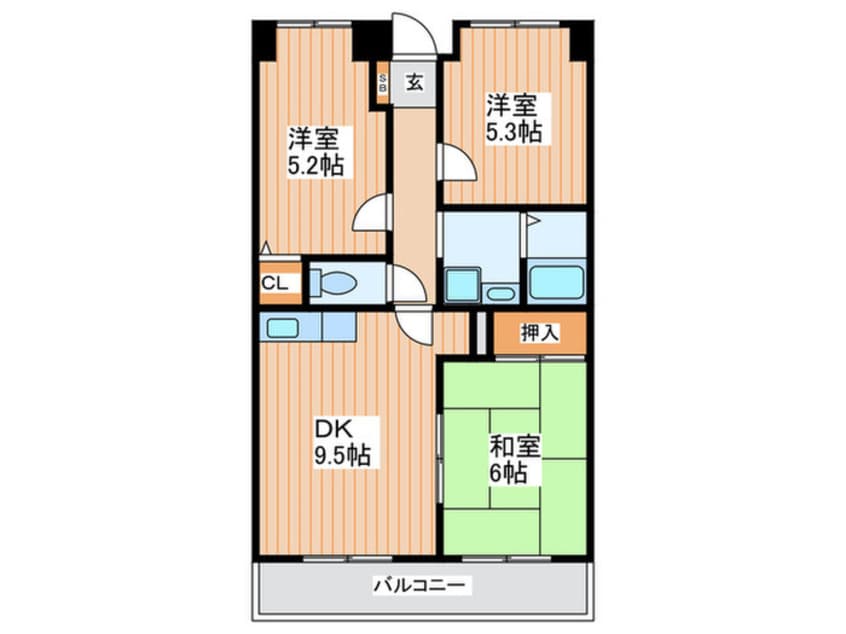 間取図 ハイブリッジ門真