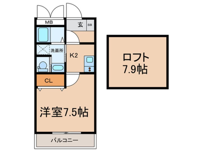間取図 ワコーレヴィアーノ城が山