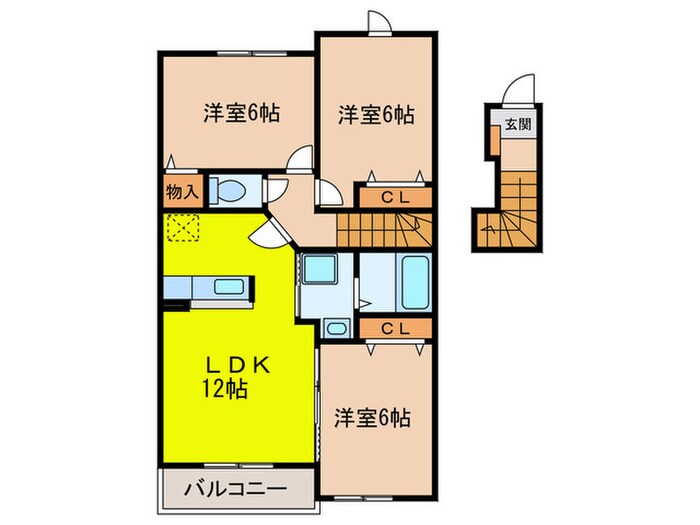 間取り図 グリ－ンピュア