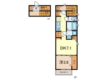 間取図 エクスイート夙川