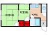 第一ハウス 2Kの間取り